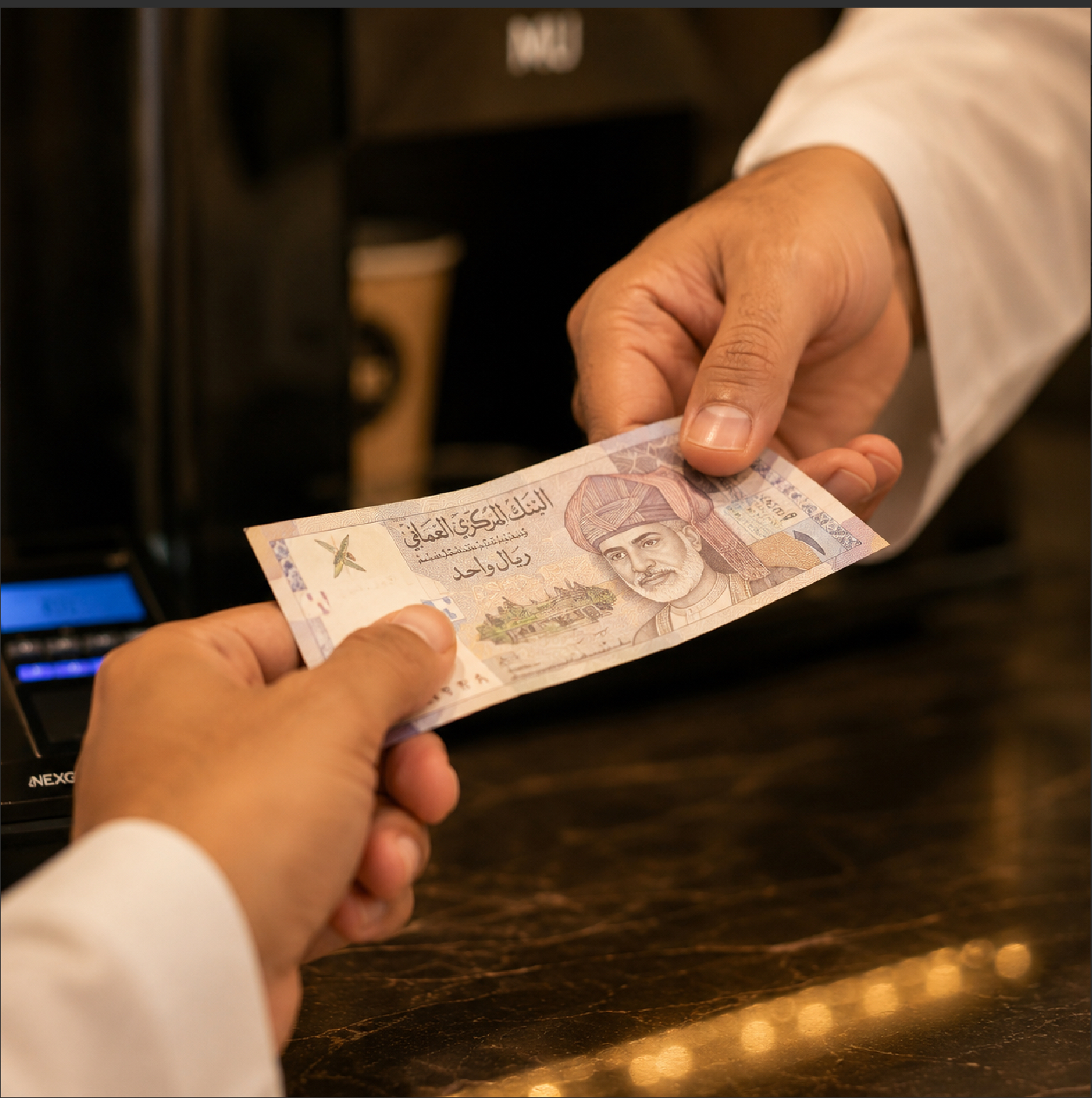 Customer payment generating revenue for the business