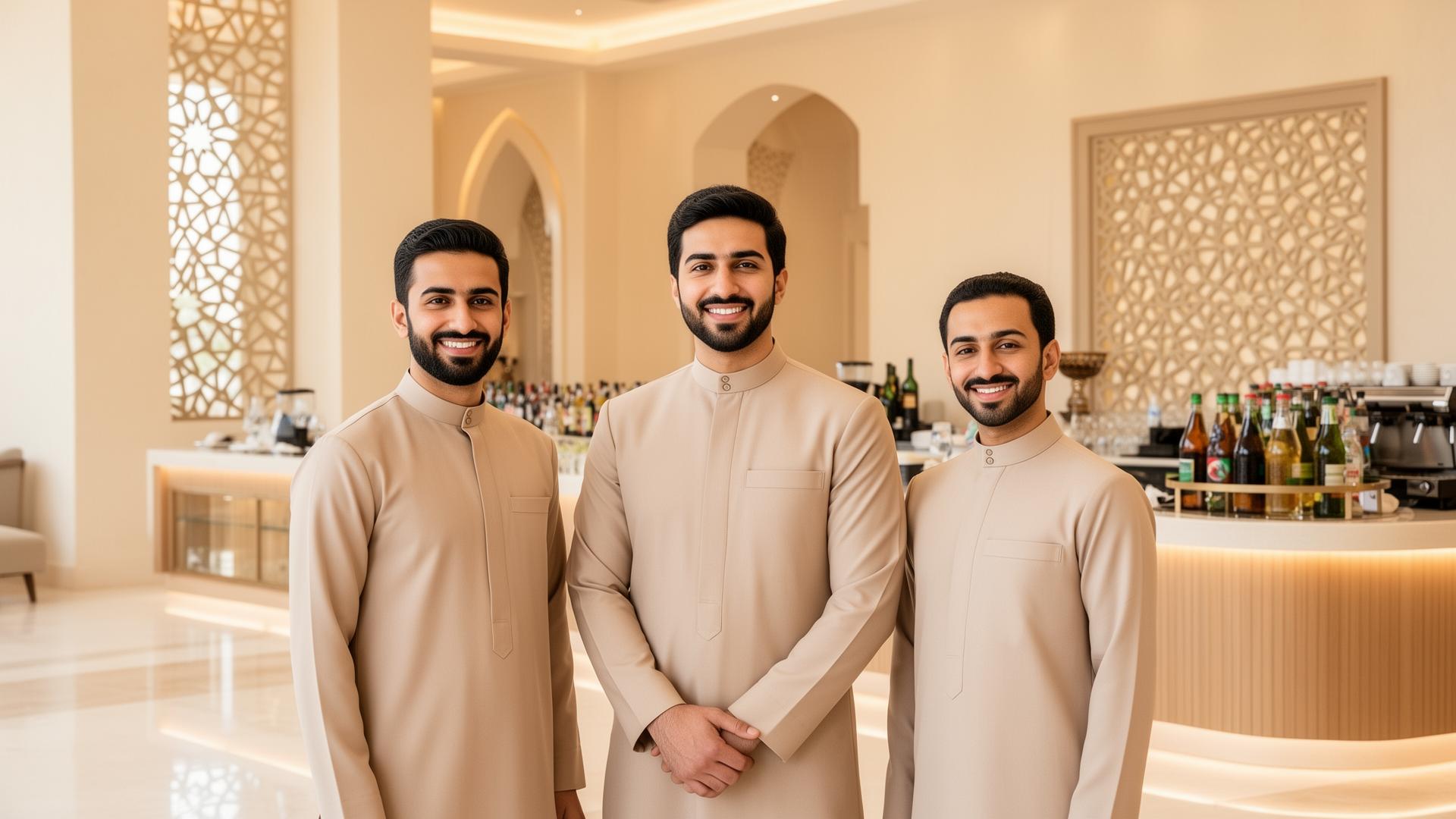 Local Café Desire beverage support team in Oman